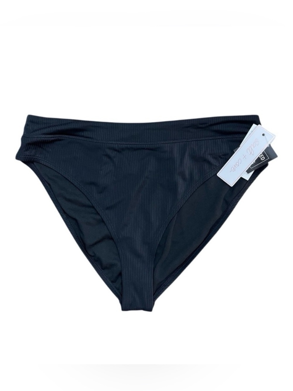 Salt & Cove High Waisted Ribbed Bikini Bottoms - Size XL